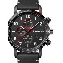 Wenger 01.1543.106 Attitude Chonograph Orologio Uomo 44mm 10ATM