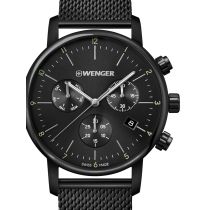 Wenger 01.1743.116 Urban Classico Cronografo Orologio Uomo 44mm 10ATM