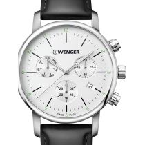 Wenger 01.1743.118 Urban Classico Cronografo Orologio Uomo 44mm 10ATM