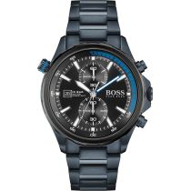 Hugo Boss 1513824 Globetrotter Cronografo Orologio Uomo 46mm 10ATM