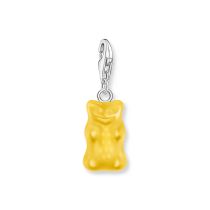 Thomas Sabo 2183-017-4 Ciondolo a forma di Orsetti d'Oro con charm giallo - Argento Donna