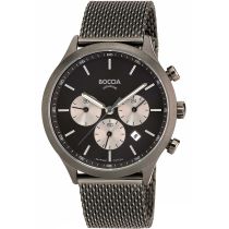 Boccia 3750-06 Orologio Homme Cronografo Titanio Orologio Uomo 41mm 5ATM