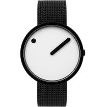 PICTO 43379-1020 Orologio Orologio Unisex Black and White 40mm 