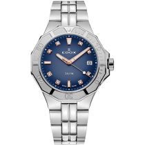 Edox 53020-3M-BUDDR Delfin Diver Orologio Donna 38mm 20ATM