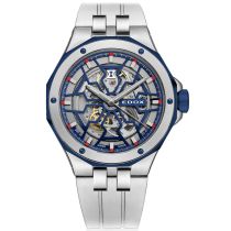 Edox 85303-357BUCAB-BUIRB Delfin Mecano Automatico Orologio Uomo 43mm 20ATM