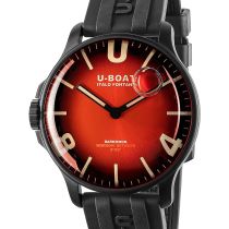 U-Boat 8698/B Darkmoon Red IPB Soleil Orologio Uomo 44mm 5ATM