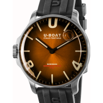 U-Boat 8703/B Darkmoon Brown SS Soleil Orologio Uomo 44mm 5ATM