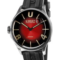 U-Boat 9500 Darkmoon Red SS Soleil Orologio Uomo 40mm 5ATM