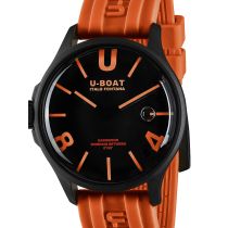 U-Boat 9538 Darkmoon Orange IPB Orologio Uomo 44mm 5ATM