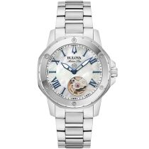 Bulova 96L326 Orologio Donna Marine Star Automatico 35mm 10ATM