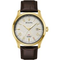 Bulova 97B210 Wilton GMT Automatico Orologio Uomo 43mm 3ATM