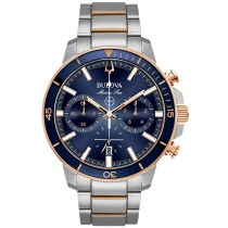 Bulova 98B301 Marine Star Cronografo Orologio Uomo 45mm 20ATM