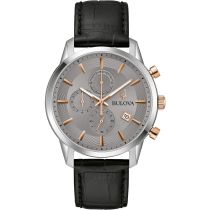 Bulova 98B409 Sutton Cronografo Orologio Uomo 41mm 3ATM