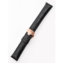 Perigaum Cinturino in pelle 22 x 175 mm nero rose 