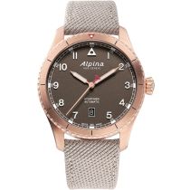 Alpina AL-525BR4S24 Startimer Pilot Automatico Orologio Uomo 