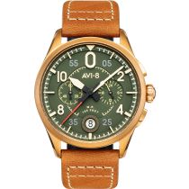 AVI-8 AV-4089-02 Spitfire Cronografo Orologio Uomo 42mm 5ATM