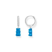 Thomas Sabo CR726-052-1 Orecchino singolo in argento con Orsetti d'Oro blu Donna