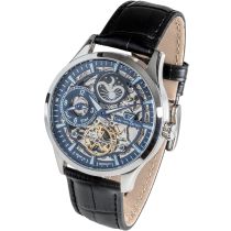 Carl von Zeyten CVZ0063BLS Freiburg Automatico Dual Time Orologio Uomo