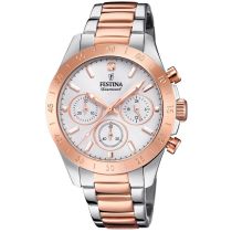 Festina F20398/1 Boyfriend Cronografo da Orologio Donna 39mm 10ATM