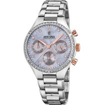 Festina F20401/3 Boyfriend Cronografo Orologio Donna 36mm 5ATM