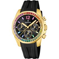 Festina F20650/3 Boyfriend Cronografo Orologio Donna 38mm 10ATM