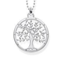 Thomas Sabo Collana KE1660-001-21-L45v 45cm con Ciondolo Tree of Love