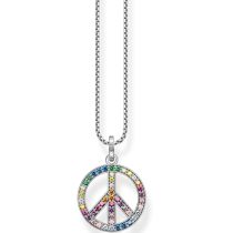 Thomas Sabo KE2170-318-7 Peace Rainbow da Donna Collana, verstellbar