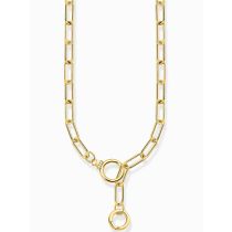 Thomas Sabo KE2192-414-14 catena a maglie da donna con due chiusure ad anello, regolabile