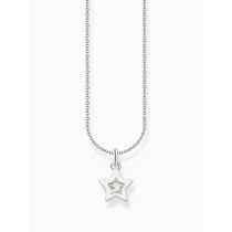 Thomas Sabo KE2235-041-14-L45V Collana in argento con ciondolo a forma di stella Donna