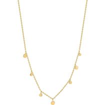 ANIA HAIE NAU001-05YG Gold Mixed Disc Collare da donna Gold 14K, regolabile