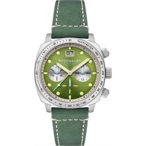 Spinnaker SP-5068-06 Orologio Uomo Hull Cronografo Shire Green 42mm 10ATM