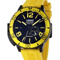 U-Boat 9668 Sommerso Yellow IPB Automatico Orologio Uomo 46mm 30ATM