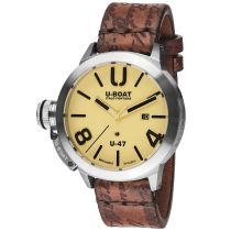 U-Boat 8106 Classico U-47 Automatico Orologio Uomo beige 47mm 100M