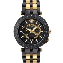 Versace VEBV00619 New V-Race Dual Time Orologio Uomo 46mm 5ATM