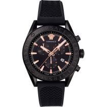 Versace VEHB00419 V-Chrono Cronografo Orologio Uomo 45mm 5ATM